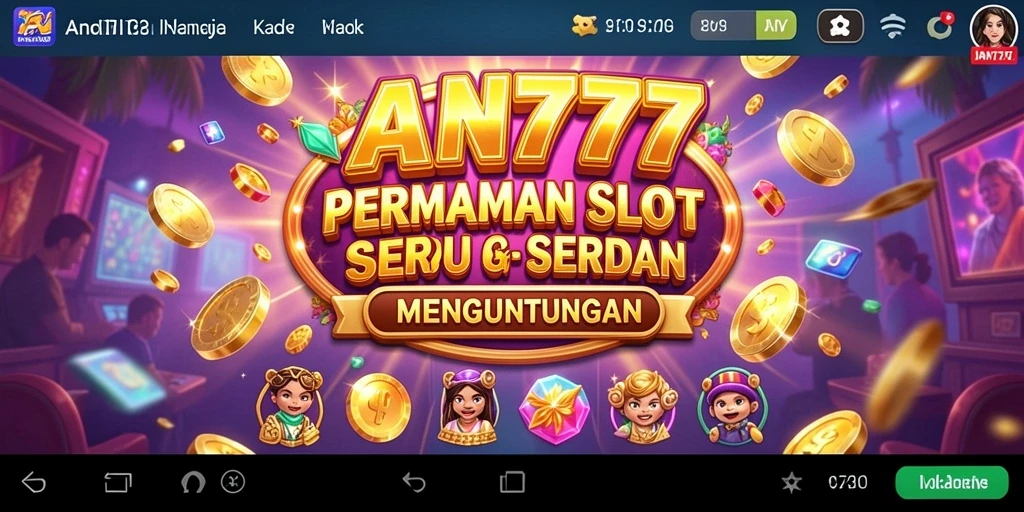 Tampilan menarik dari gameplay Slot AN777 yang seru.