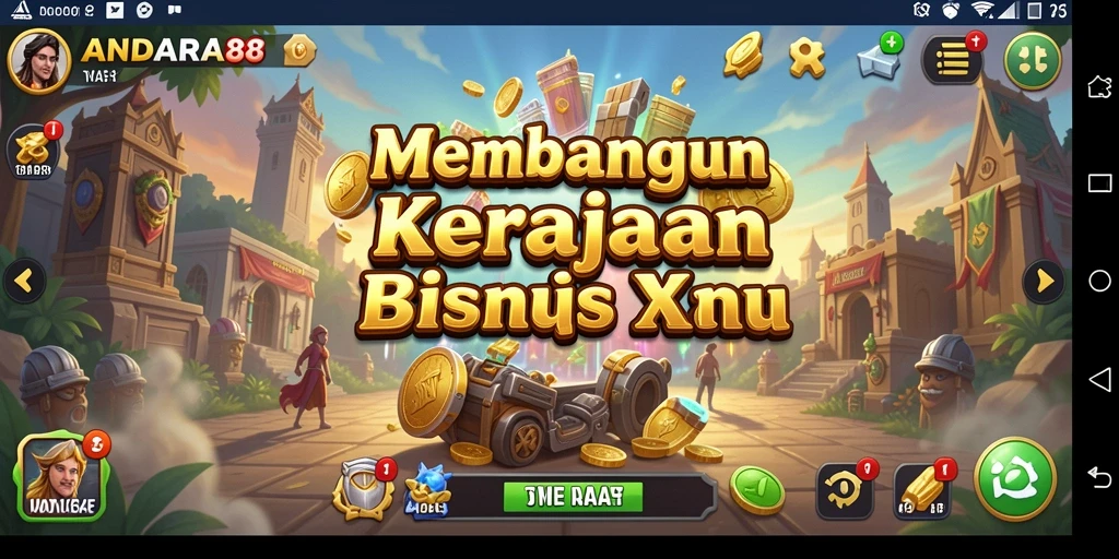 Tampilan gameplay ANDARA88 yang penuh warna dan seru.