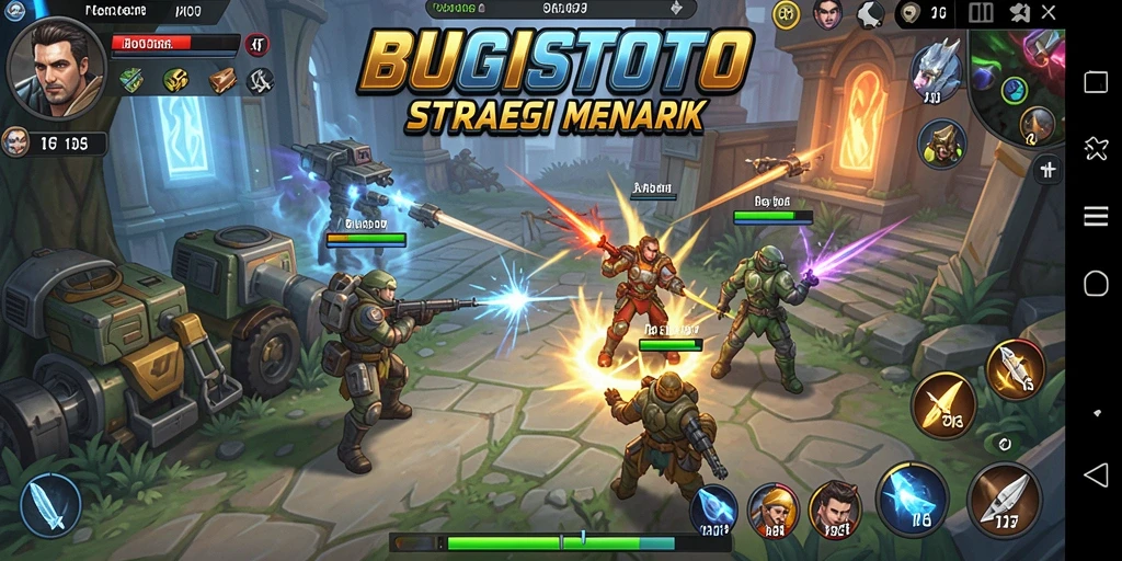 Tampilan gameplay intens dan strategi mendebarkan dalam BUGISTOTO.