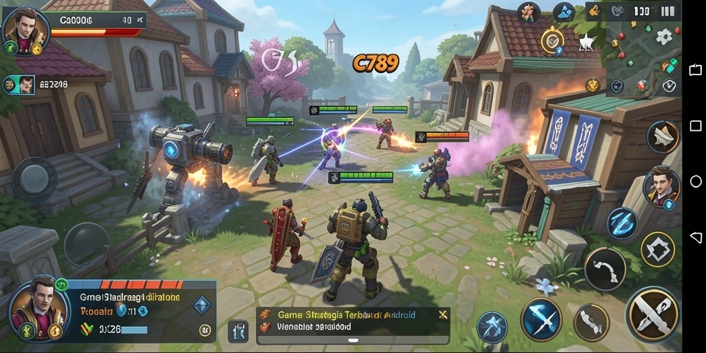 Tampilan gameplay C789 dengan fitur strategis yang menantang.