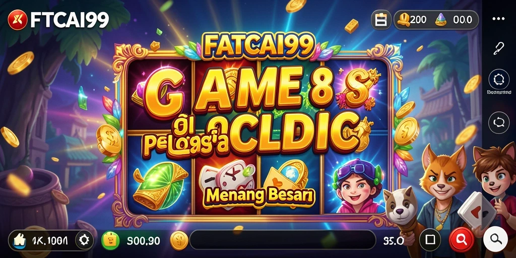 Tampilan gameplay Slot yang menarik dan penuh warna di FATCAI99.