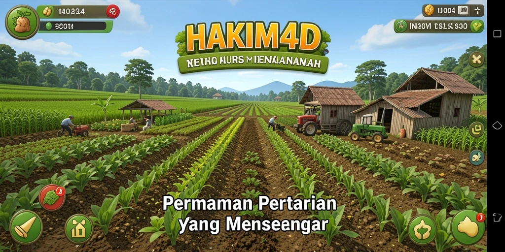 Gameplay HAKIM4D yang menarik dalam pertanian.
