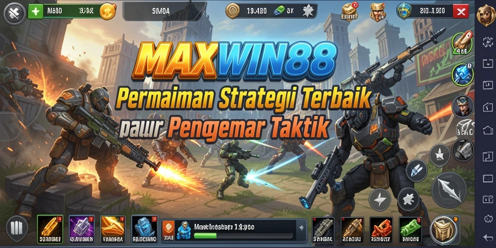 Tampilan gameplay <strong>MAXWIN88</strong> yang menarik dengan aksi strategi yang intens.