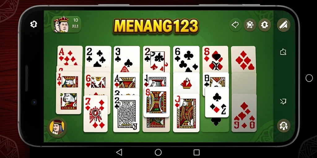 Tampilan menarik gameplay domino yang seru di MENANG123.