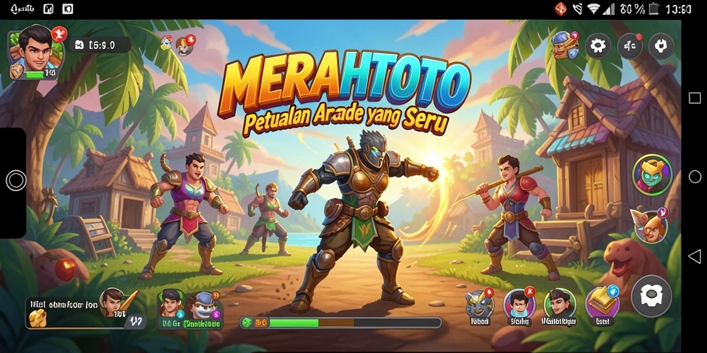 Screenshot dari gameplay seru MERAHTOTO yang penuh aksi.