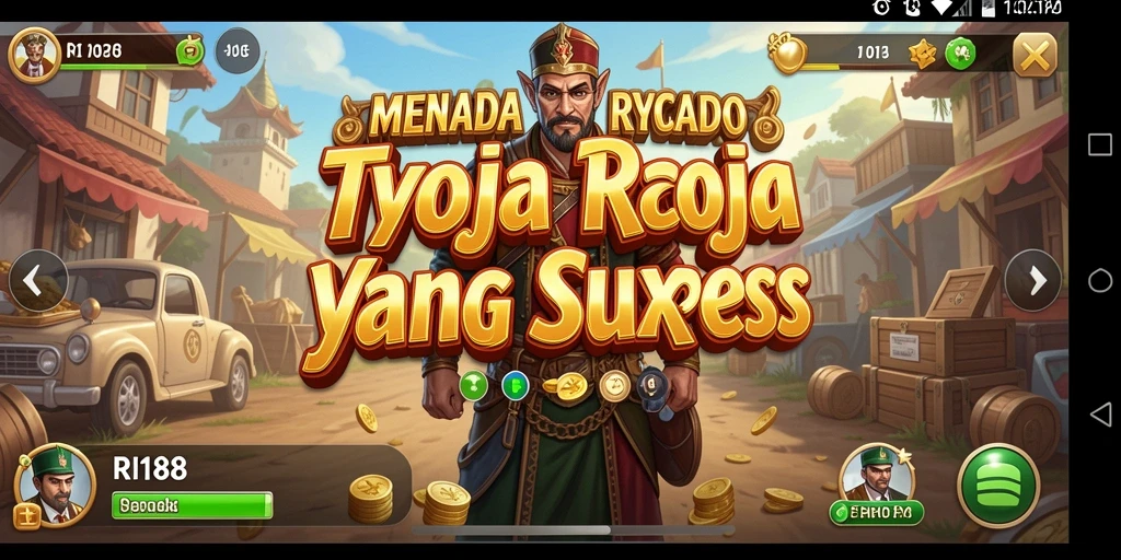 Tampilan gameplay RI188 menampilkan aktivitas pengelolaan bisnis yang dinamis.