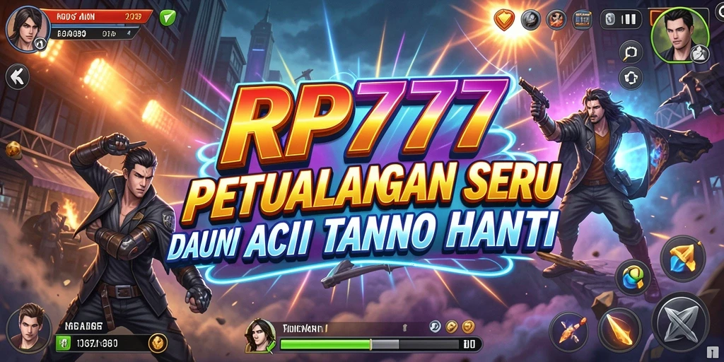Screenshot gameplay RP777 menampilkan aksi intens dan grafis yang menakjubkan.