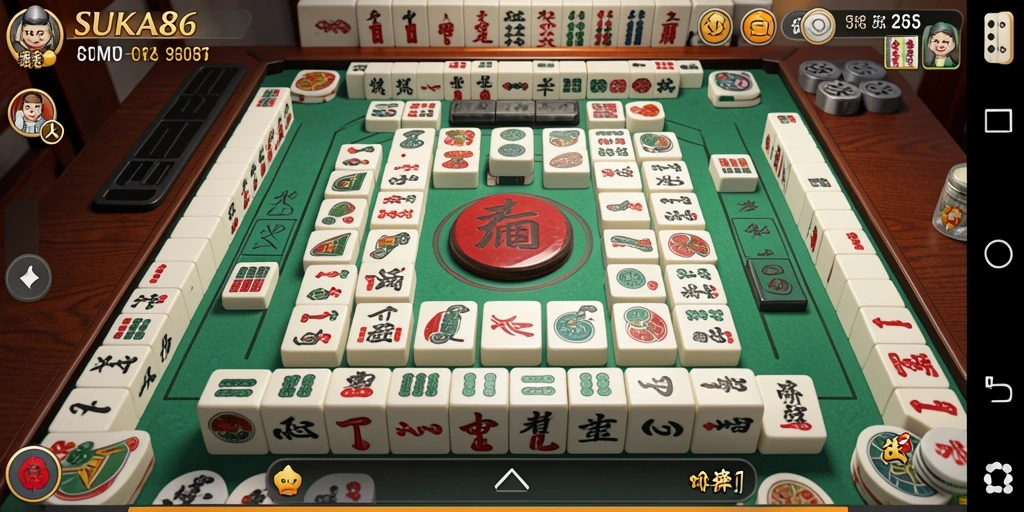 Tampilan gameplay Mahjong yang menarik dan seru.